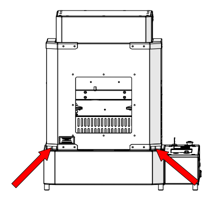 Lifting the access door