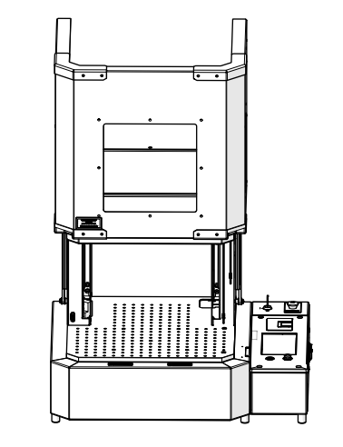 Access door in the open position