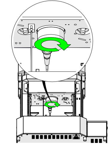 Final tightening of the lens assembly