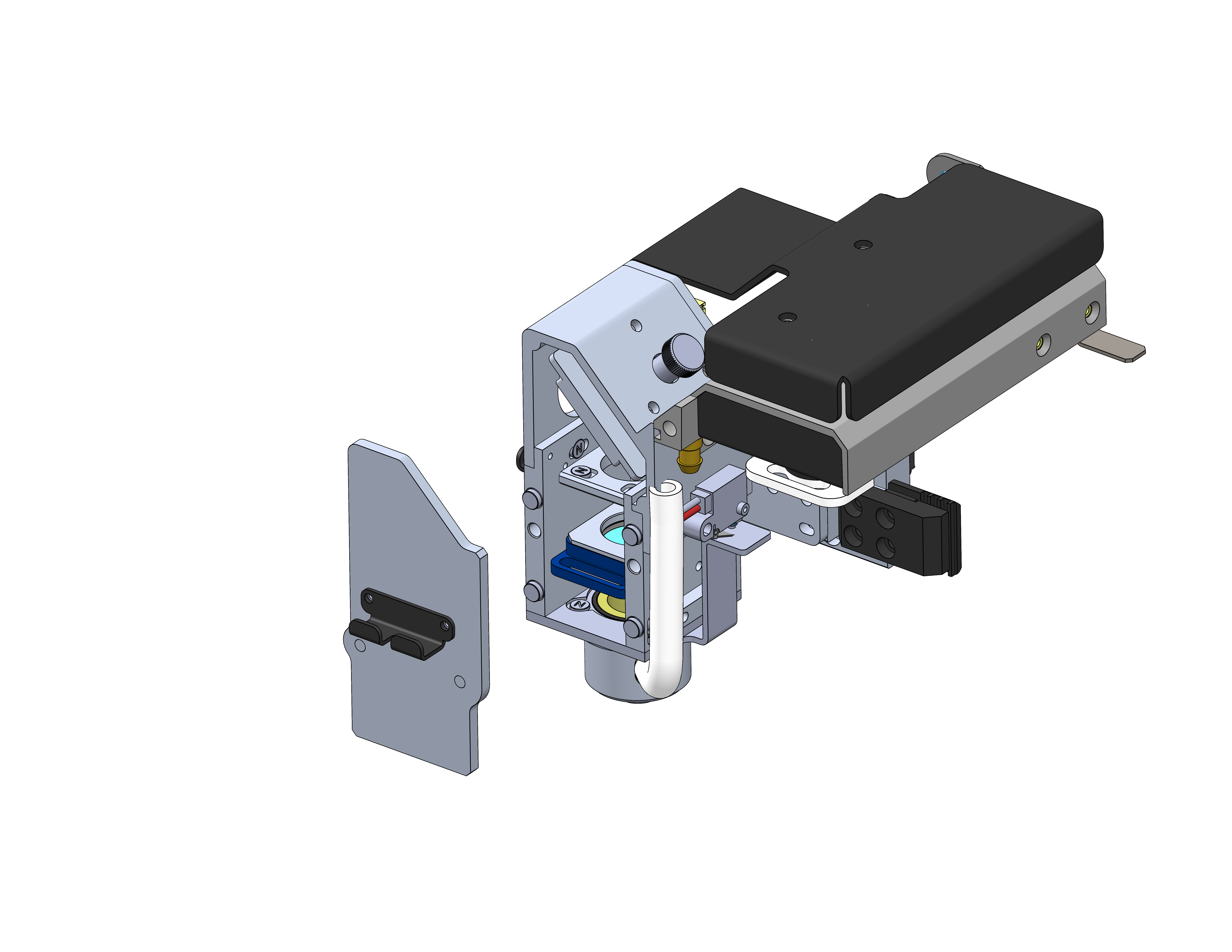 Removing magnetic carriage cover