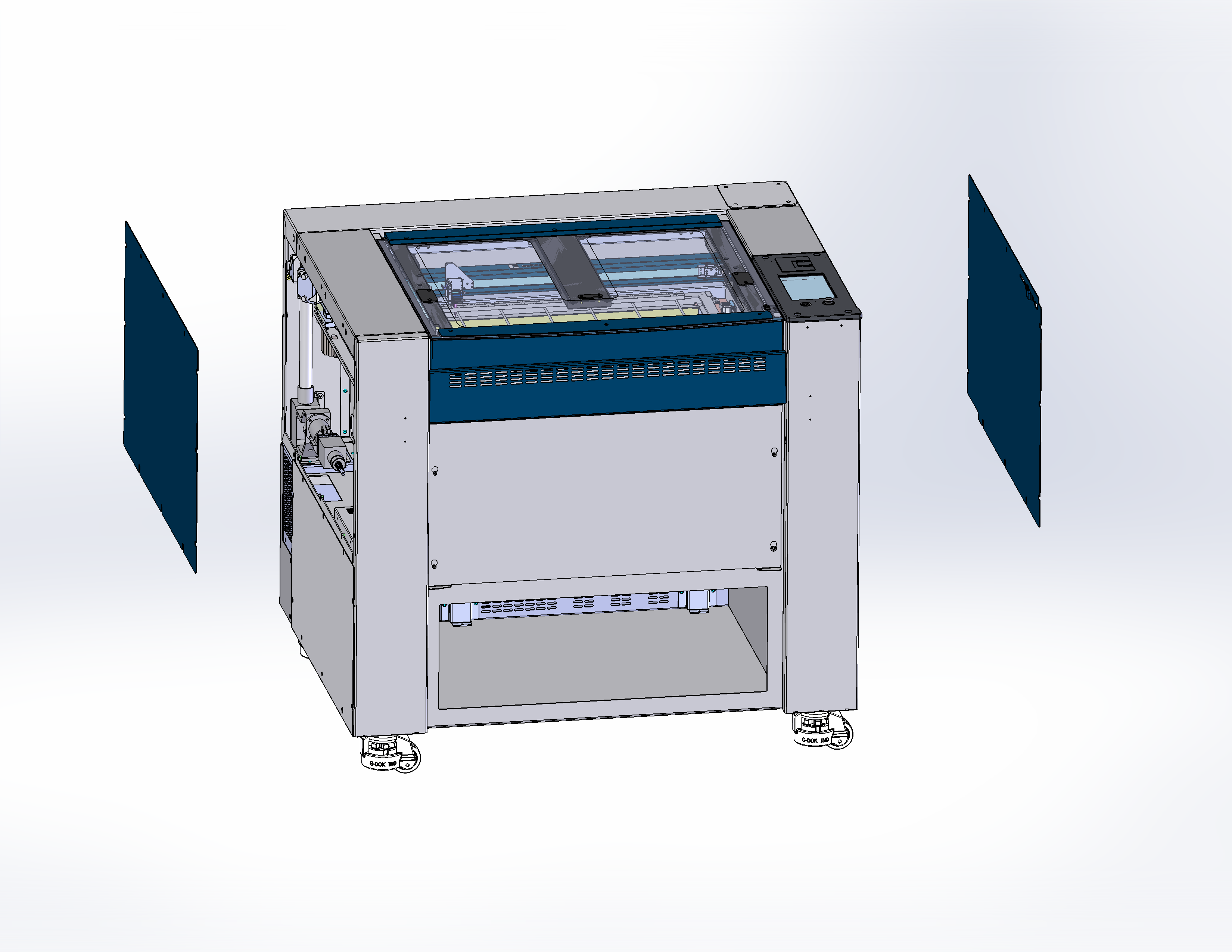 Removing right and left panels