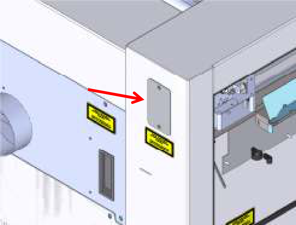 Upper Mirror Access Panel Detail 1