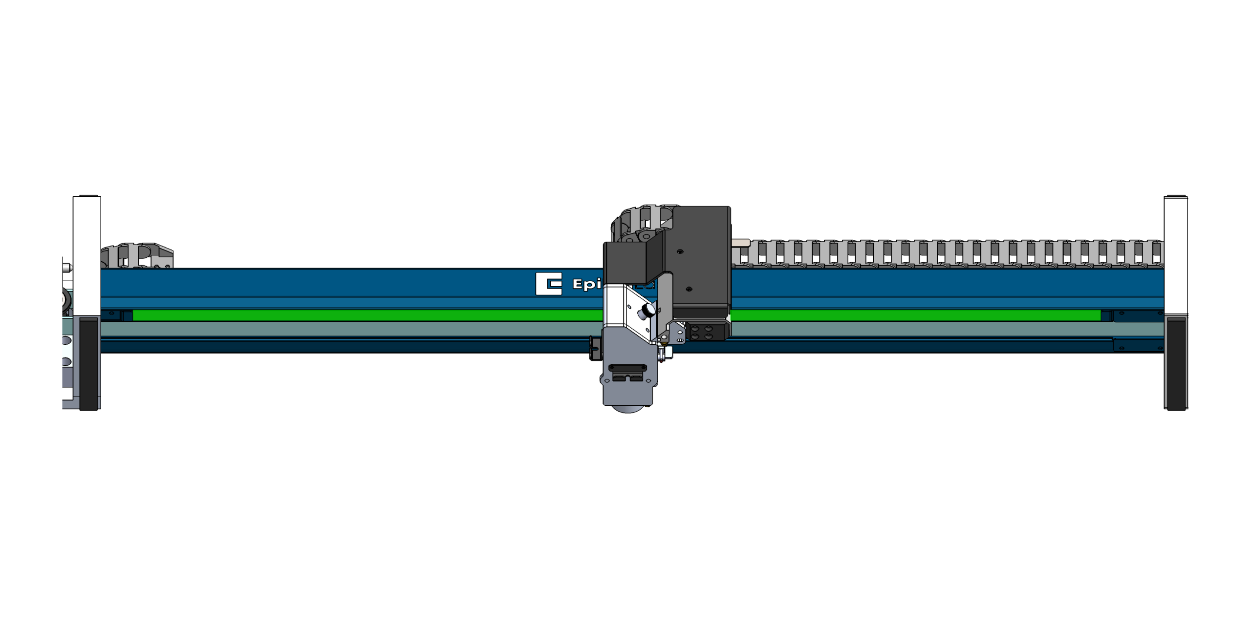 Encoder Strip Highlighted in Green