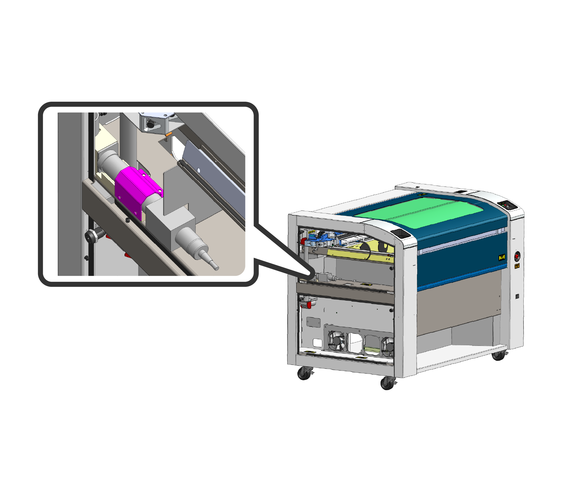 Loosening fiber head bracket screws