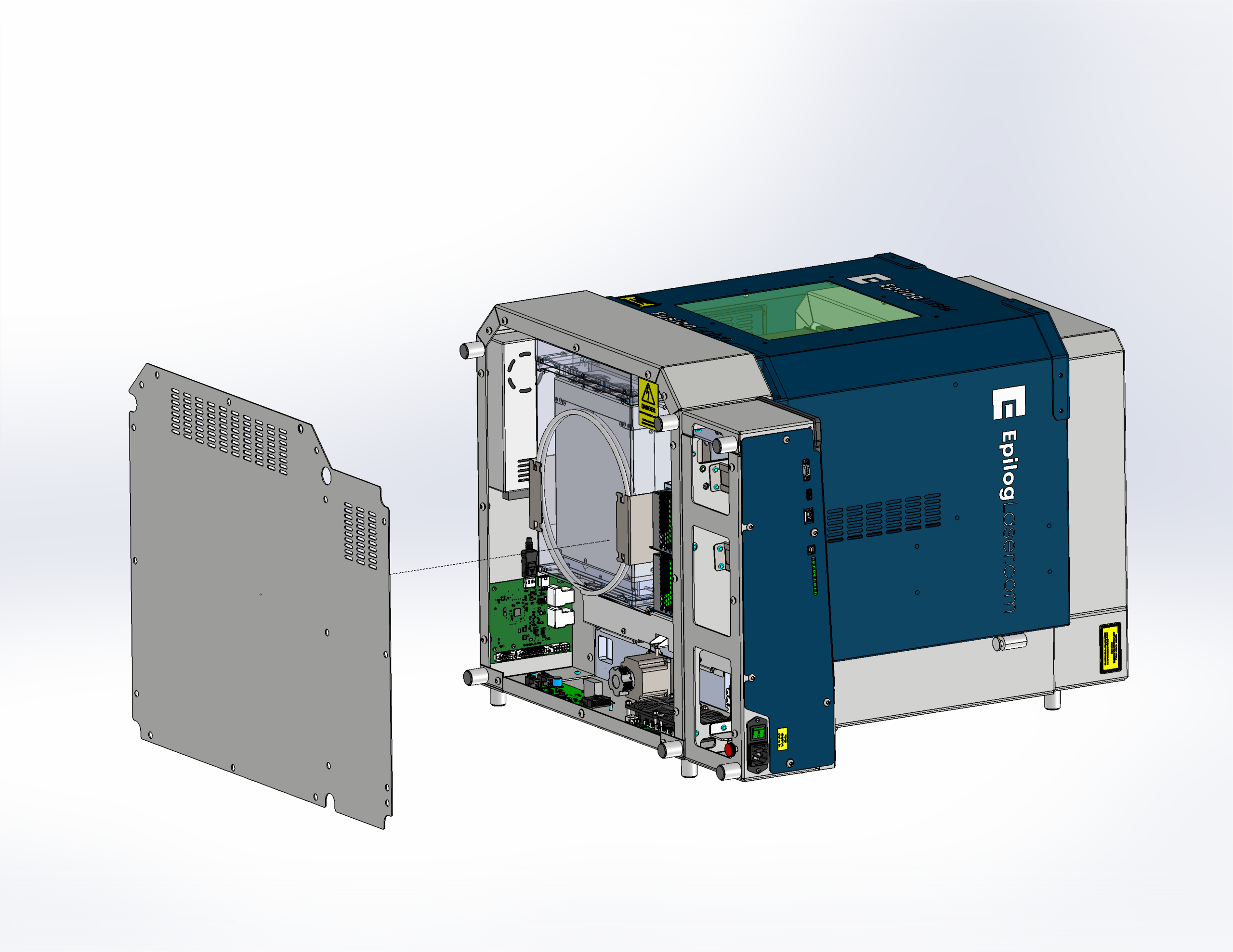 Reattaching bottom panel - view 1