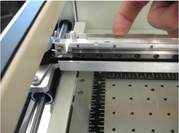 Encoder strip location and orientation