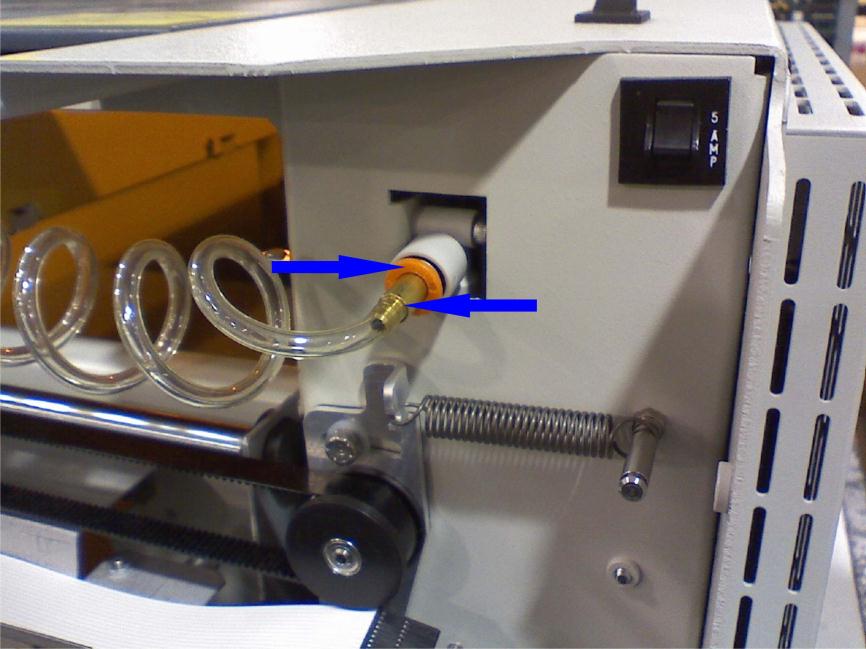 Removing air assist connection