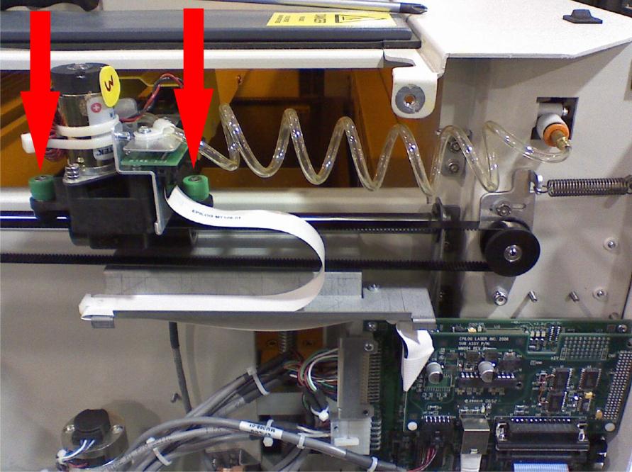 Right-side green screws