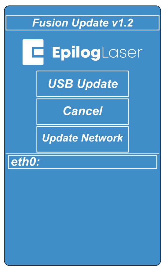 Fusion Update v1.2 menu screen