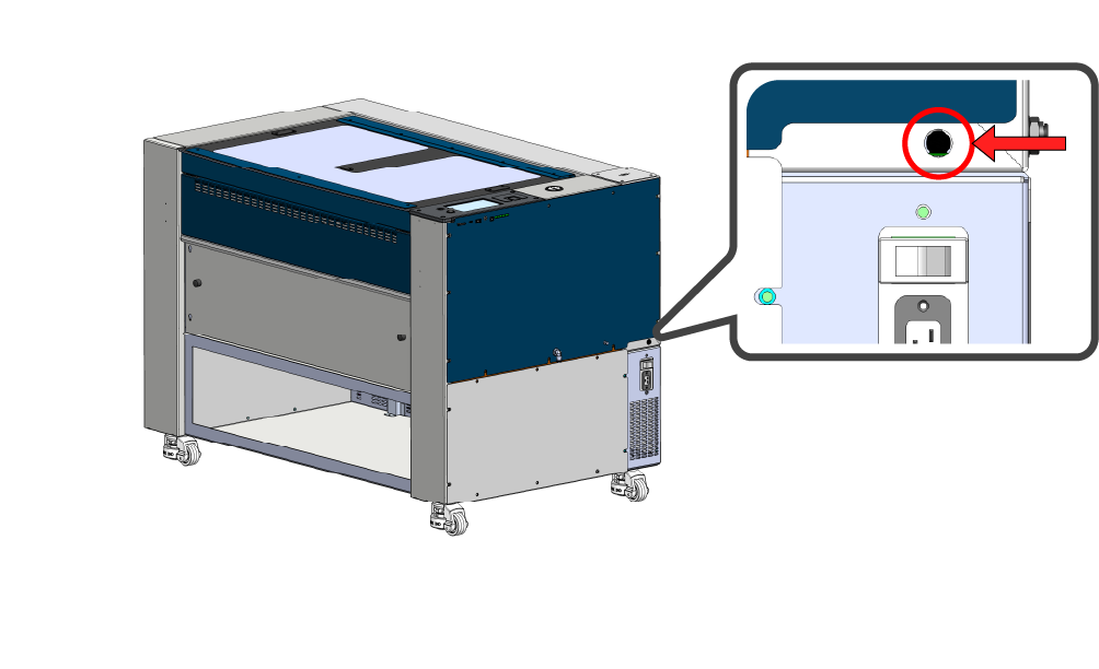 location of fuse in 24x24 and 36x24 machines