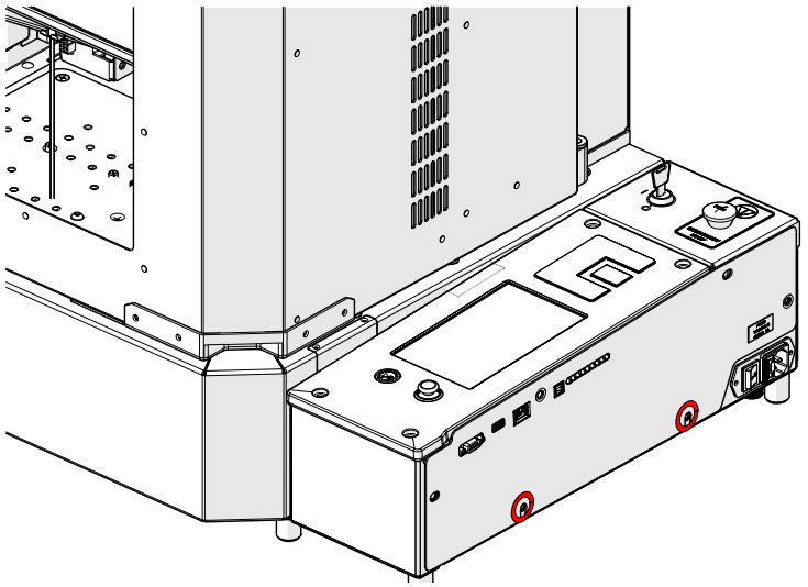Partially loosening screws