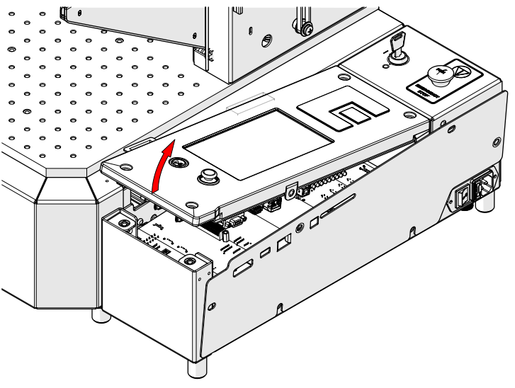 Removing control board from chassis