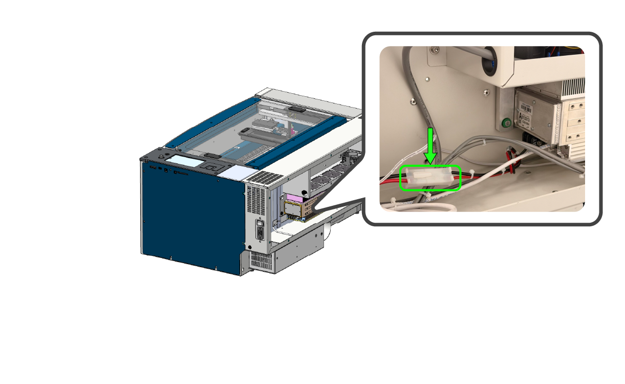 Laser tube harnessing example two