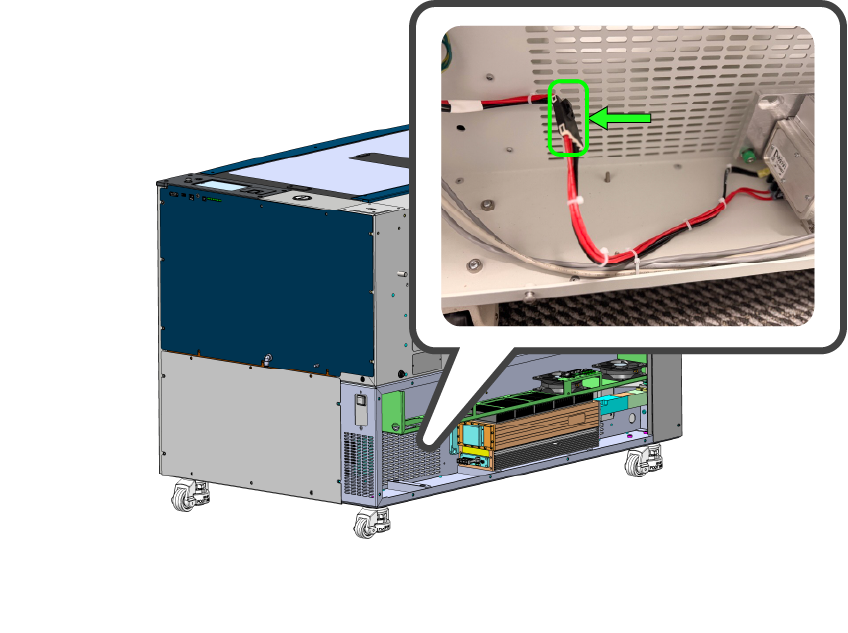 Laser tube harnessing example one