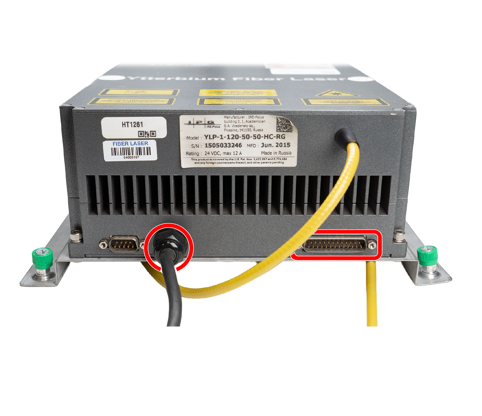 Disconnecting fiber power and signal