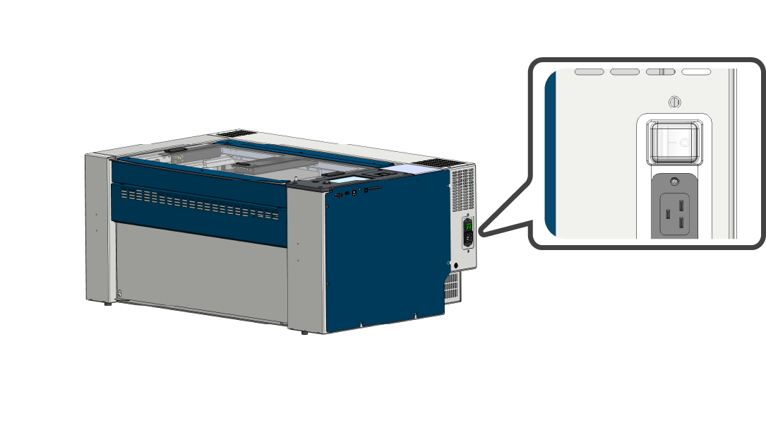 location of power switch
