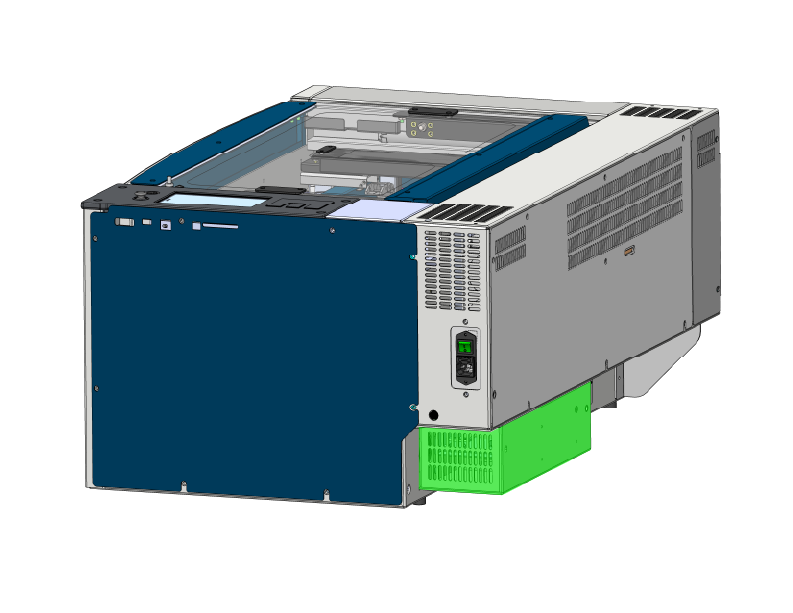location of power supply in 24x12 machine
