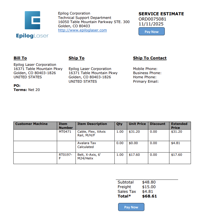 How To Pay For an Order