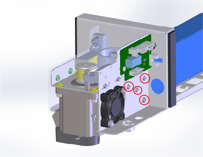 Reducer locking screw locations