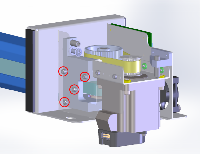 Reducer locking screw locations