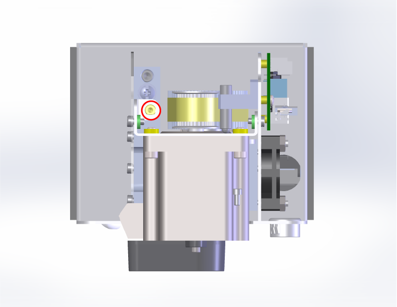 Reducer belt tension check