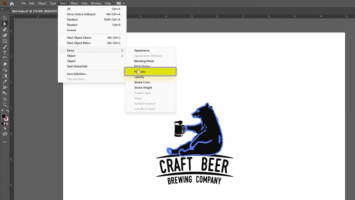 Set the artwork color to 70% black. artwork in graphics software