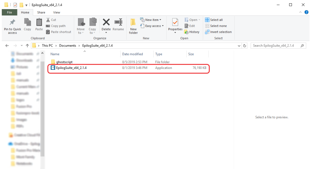 Extract and run installer