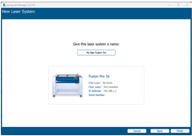 Software Suite Configure System