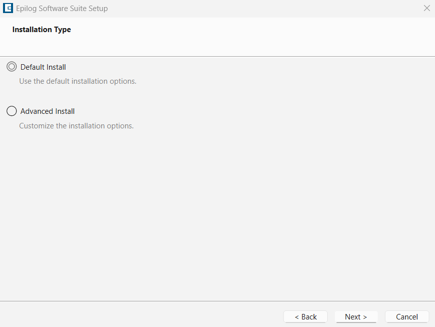 Choose installation directory