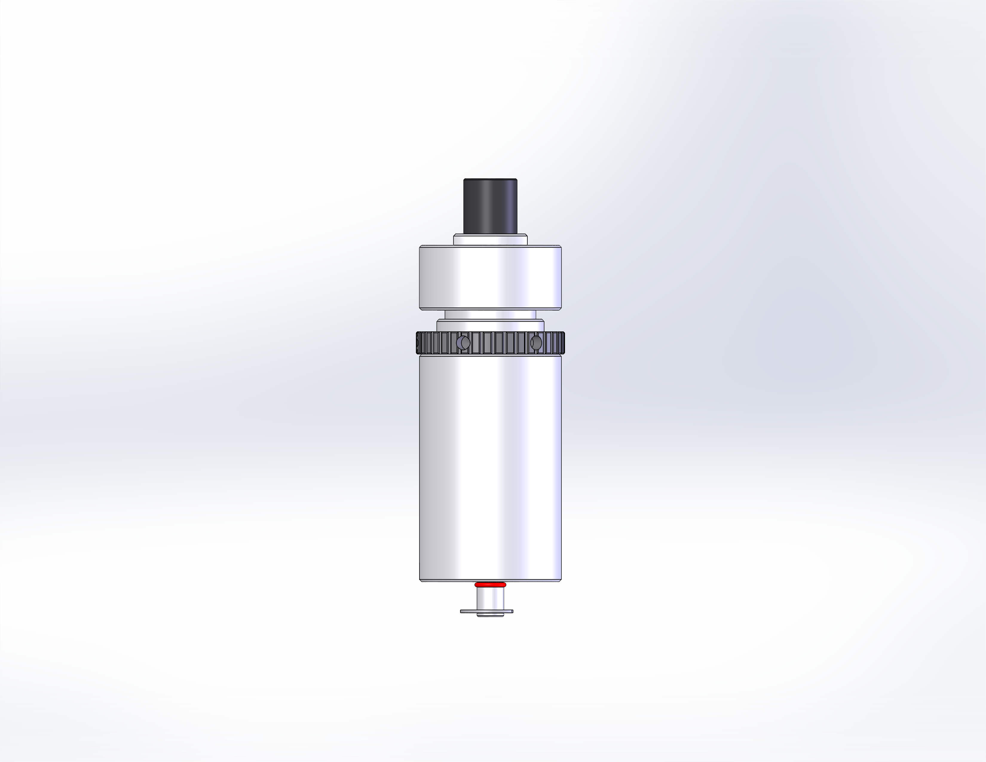 Correct belt tension example