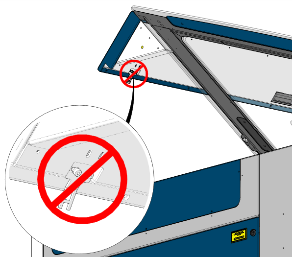 Warning about adjusting switch actuators.