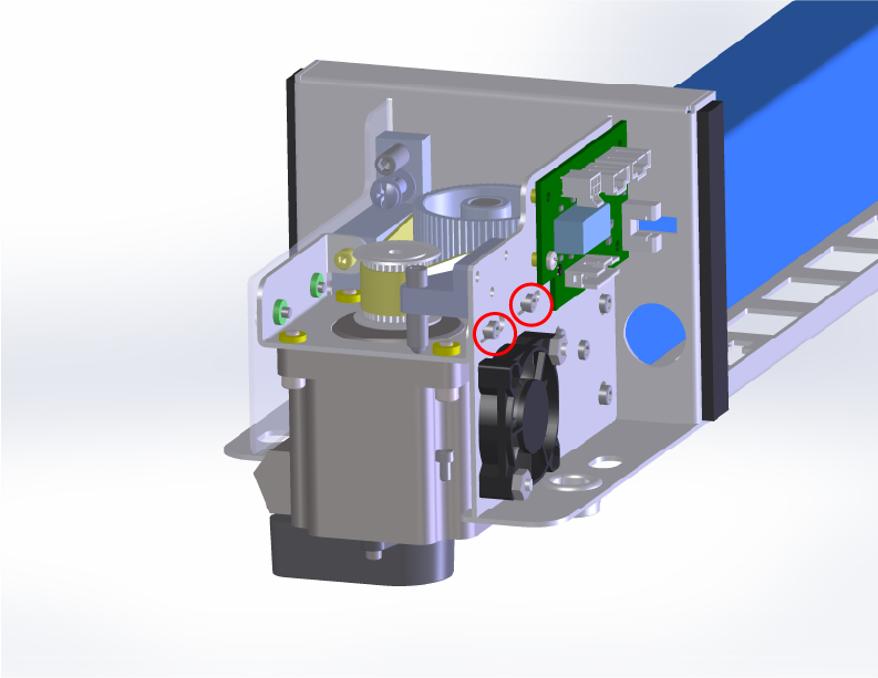 Reducer locking screw locations