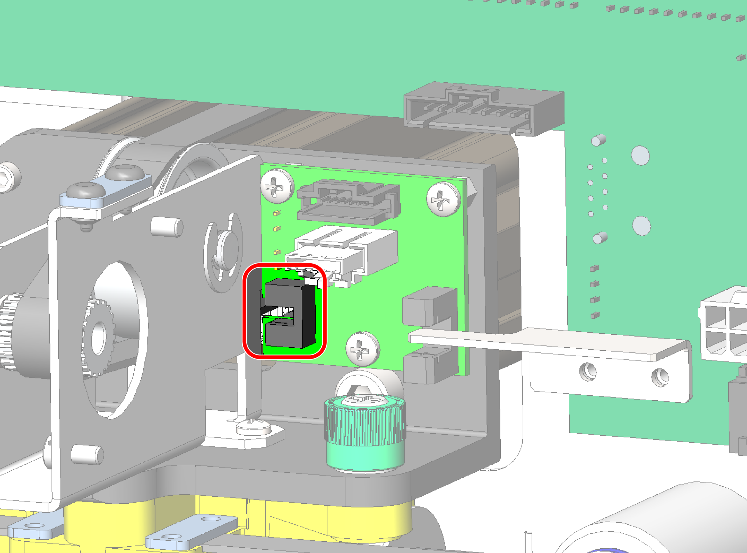 X-Axis Home Position Sensor