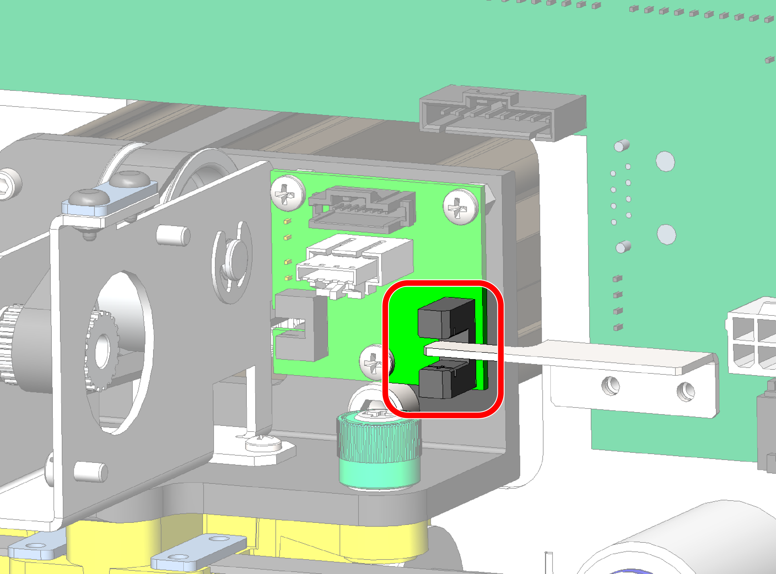X-Axis Home Position Sensor